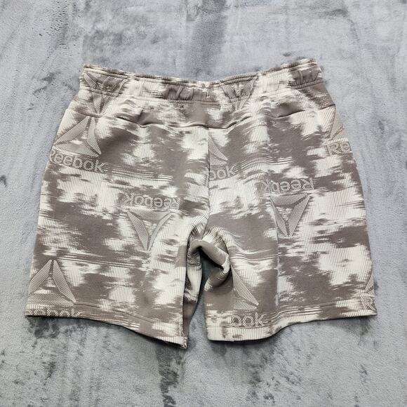 Reebok Shorts Mens XL Tan Brown Momentum 9" Pull On Drawstring Workout Casual - Picture 5 of 14